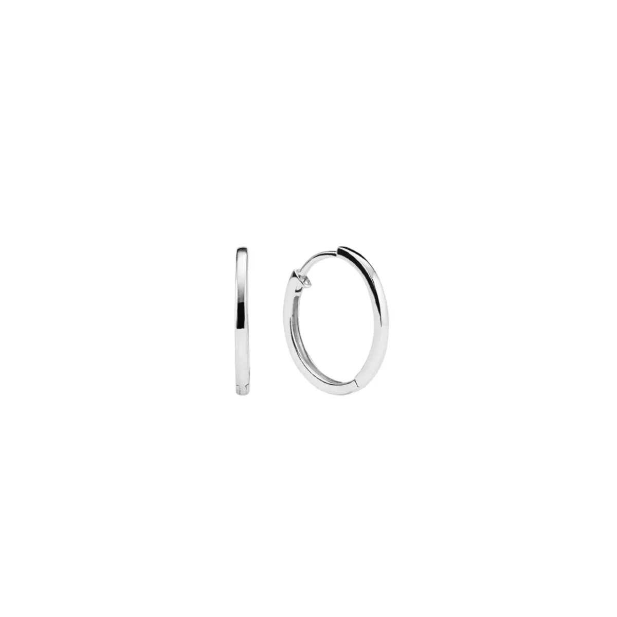 Classic Hoop Earrings, Hinged 15mm