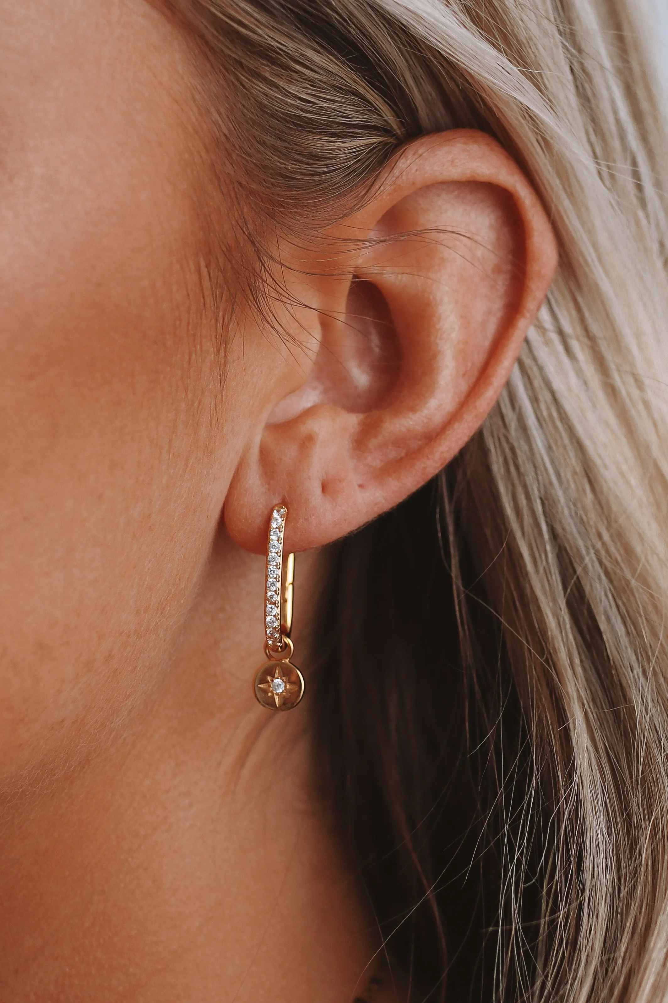 Coco - Sterling Silver Hoop Earrings