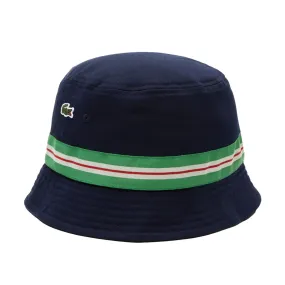 Contrast Stripe Bucket Hat Navy - SS23