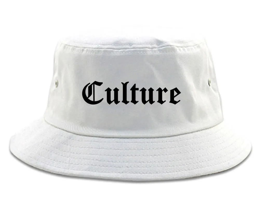 Culture Gothic Font Mens Bucket Hat