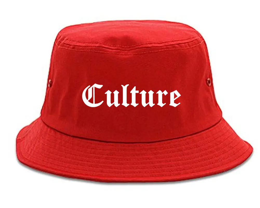 Culture Gothic Font Mens Bucket Hat