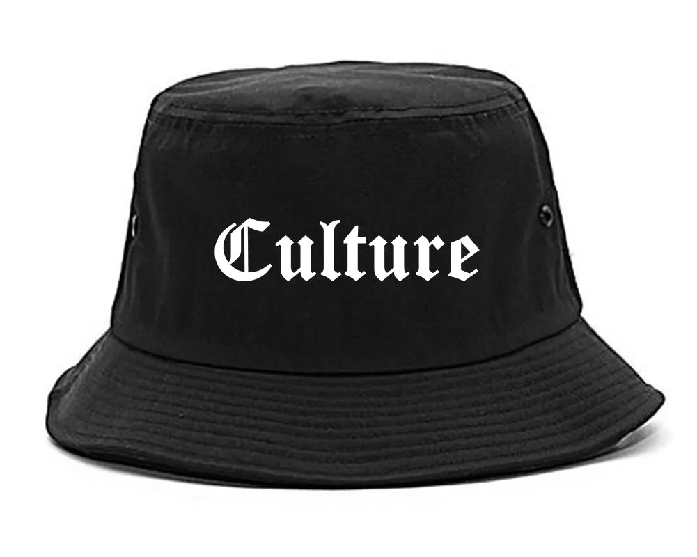 Culture Gothic Font Mens Bucket Hat