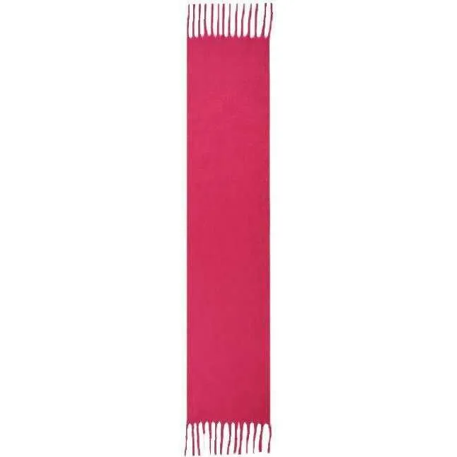 Dents Blanket Tassel Scarf - Fuchsia Pink