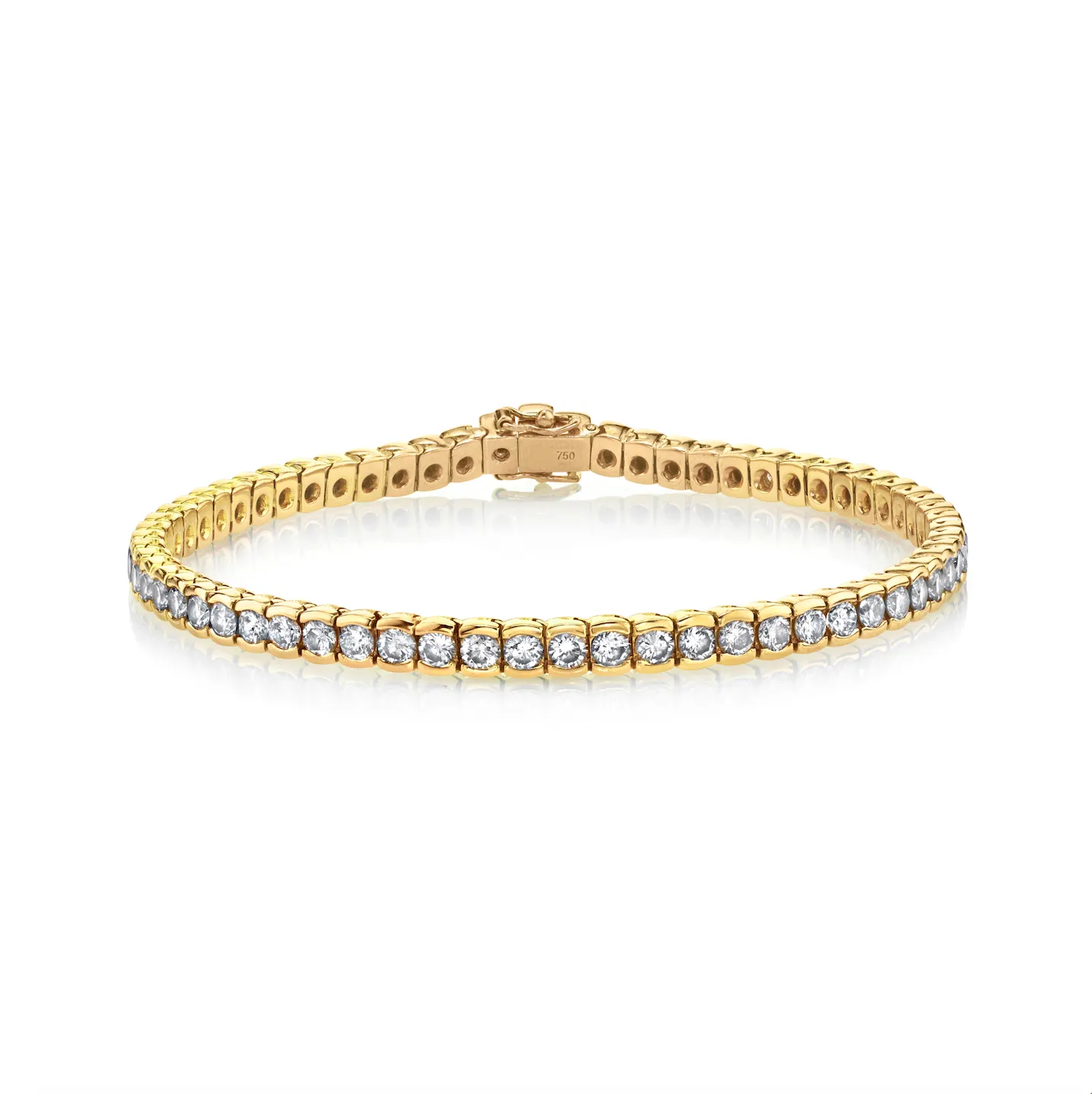 DIAMOND BEZEL TENNIS BRACELET