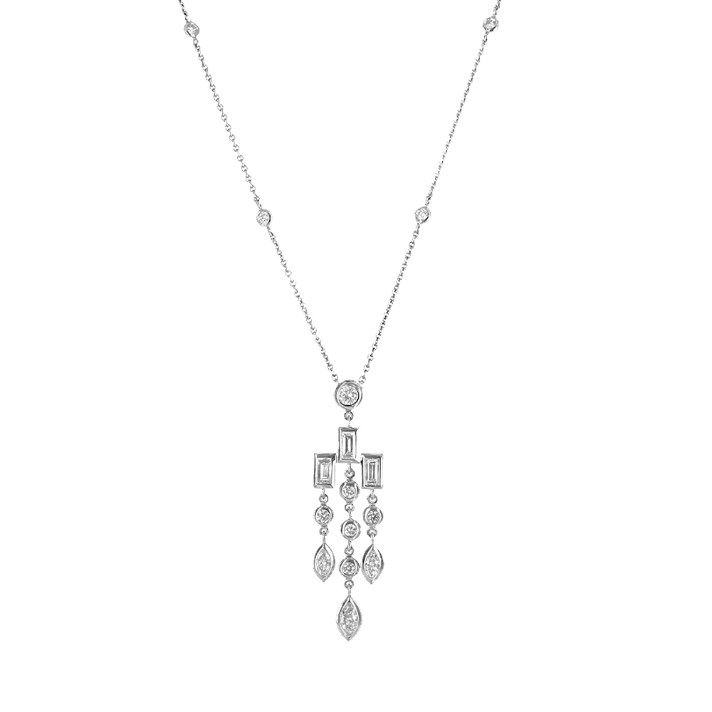 Diamond Chandelier Necklace