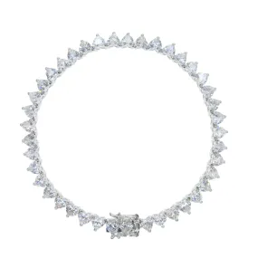 Diamond Hearts Tennis Bracelet