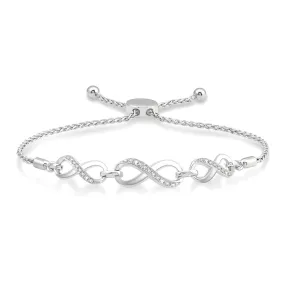 Diamond Infinity Bracelet