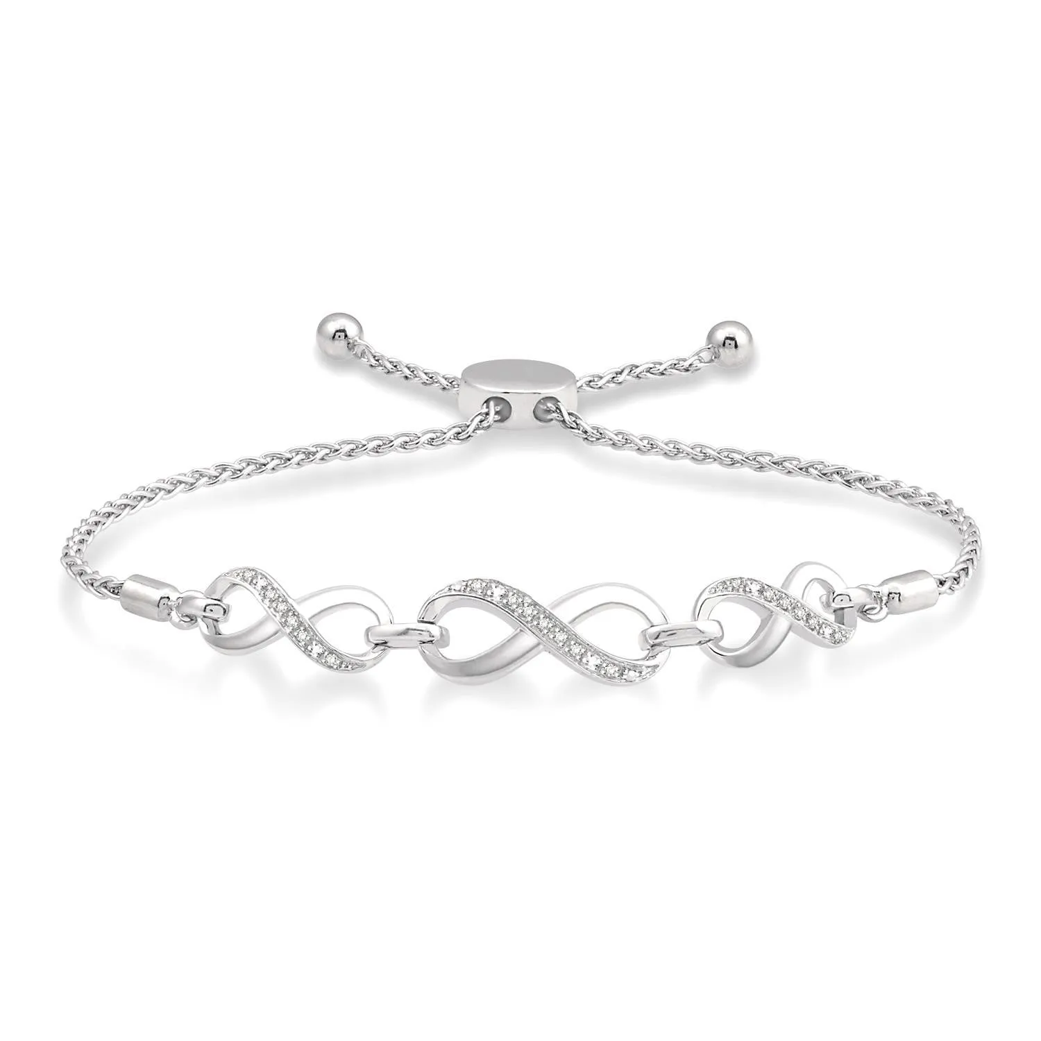 Diamond Infinity Bracelet