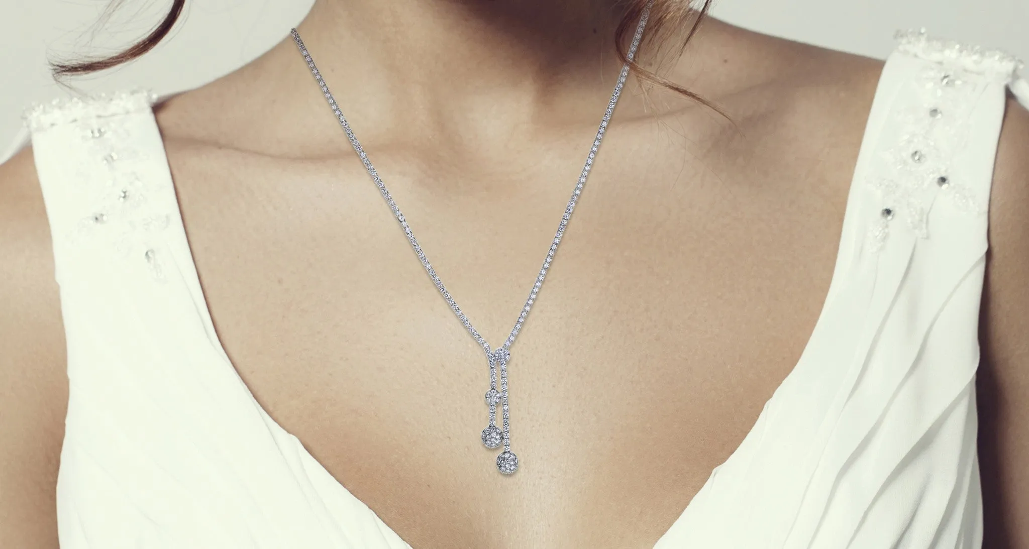 Diamond Lariat Necklace