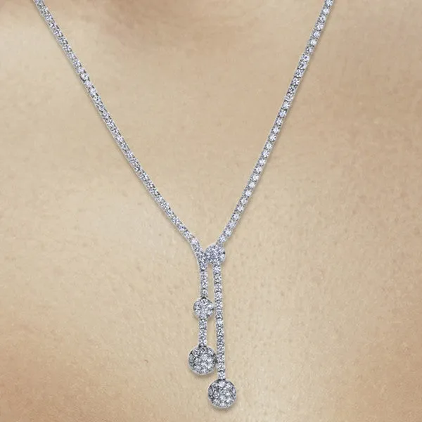 Diamond Lariat Necklace