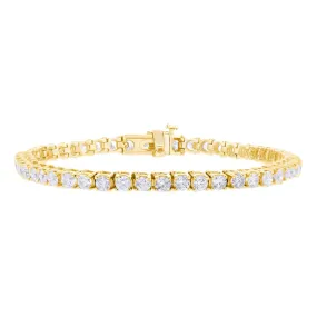 Divinely Classic Diamond Tennis Bracelet 5ct