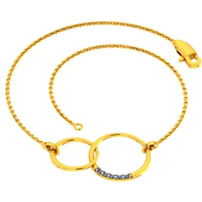 Elegant 14k Gold And Diamond Stylish Bracelet For Women From Pc Chandra