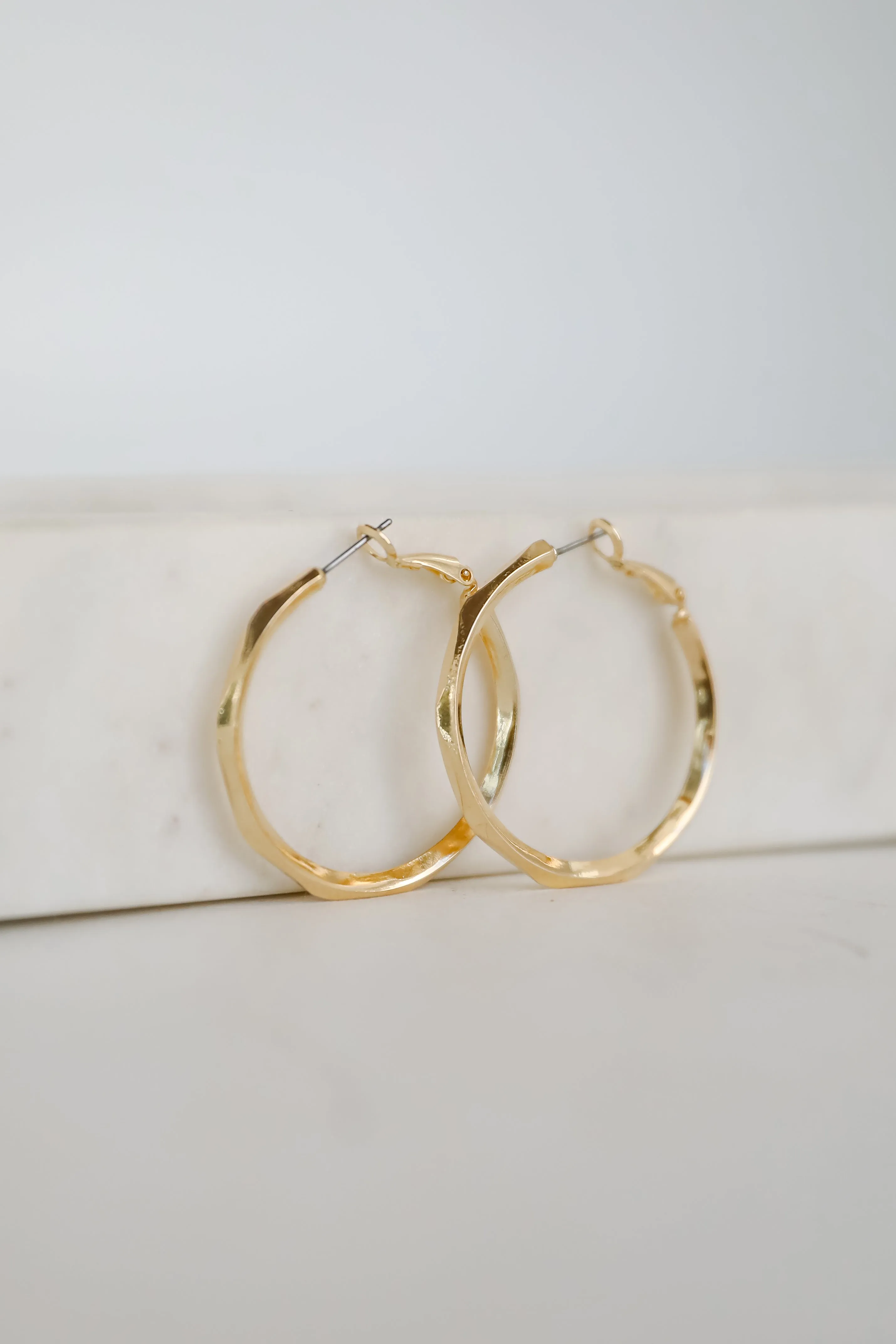 Emmie Gold Hoop Earrings