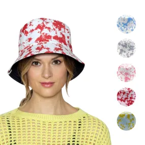 Empire Cove Paint Splash Bucket Hat Reversible Fisherman Cap Women Men Summer