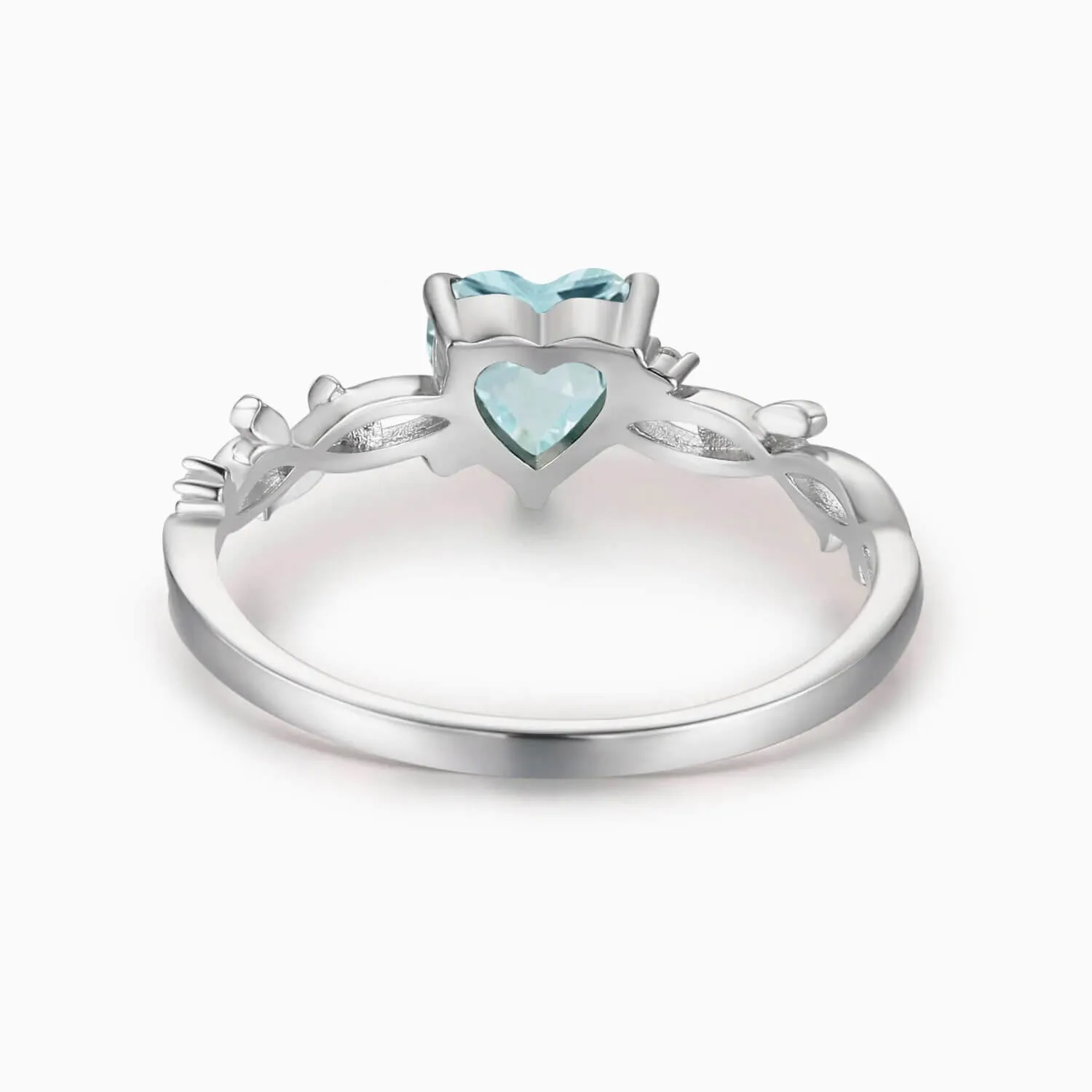 Everlasting Heart Aquamarine Ring©