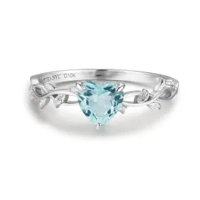 Everlasting Heart Aquamarine Ring©