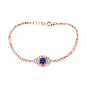 Evil Eye Diamond Bracelet