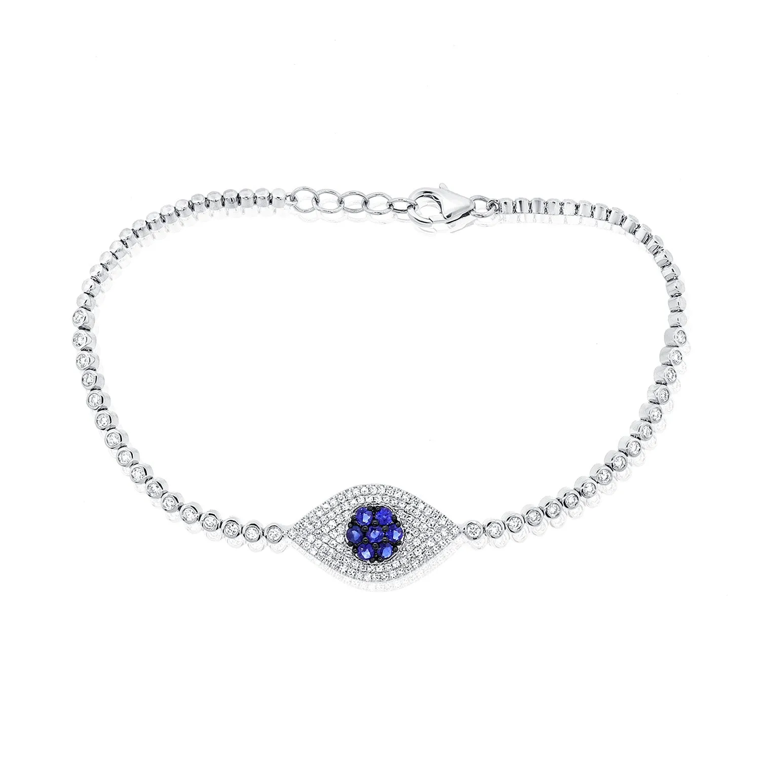 Evil Eye Diamond Bracelet