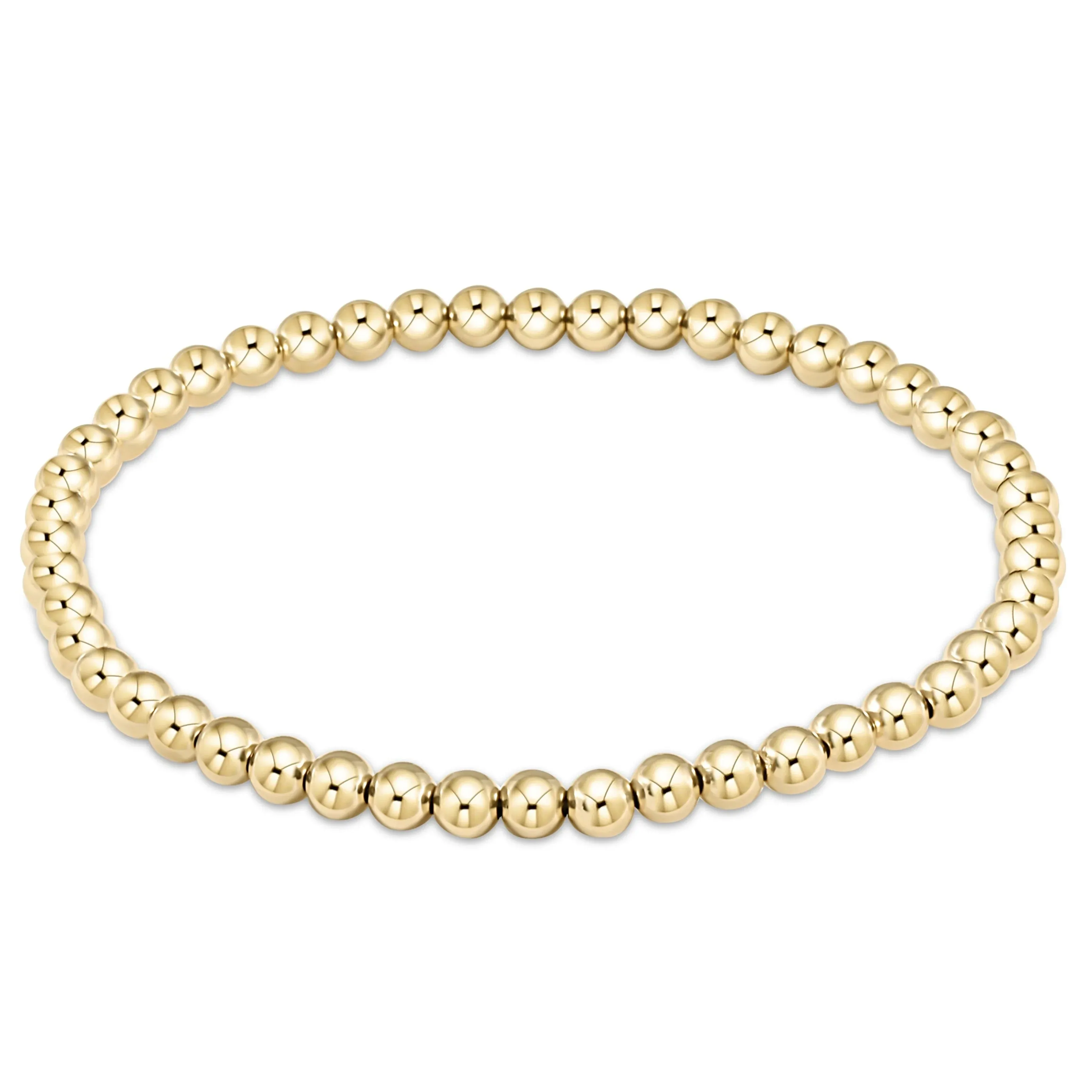 EXTENDED SIZE Classic 4mm Gold Bracelet