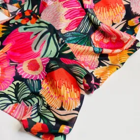 Flowers of Oz Silk Scarf