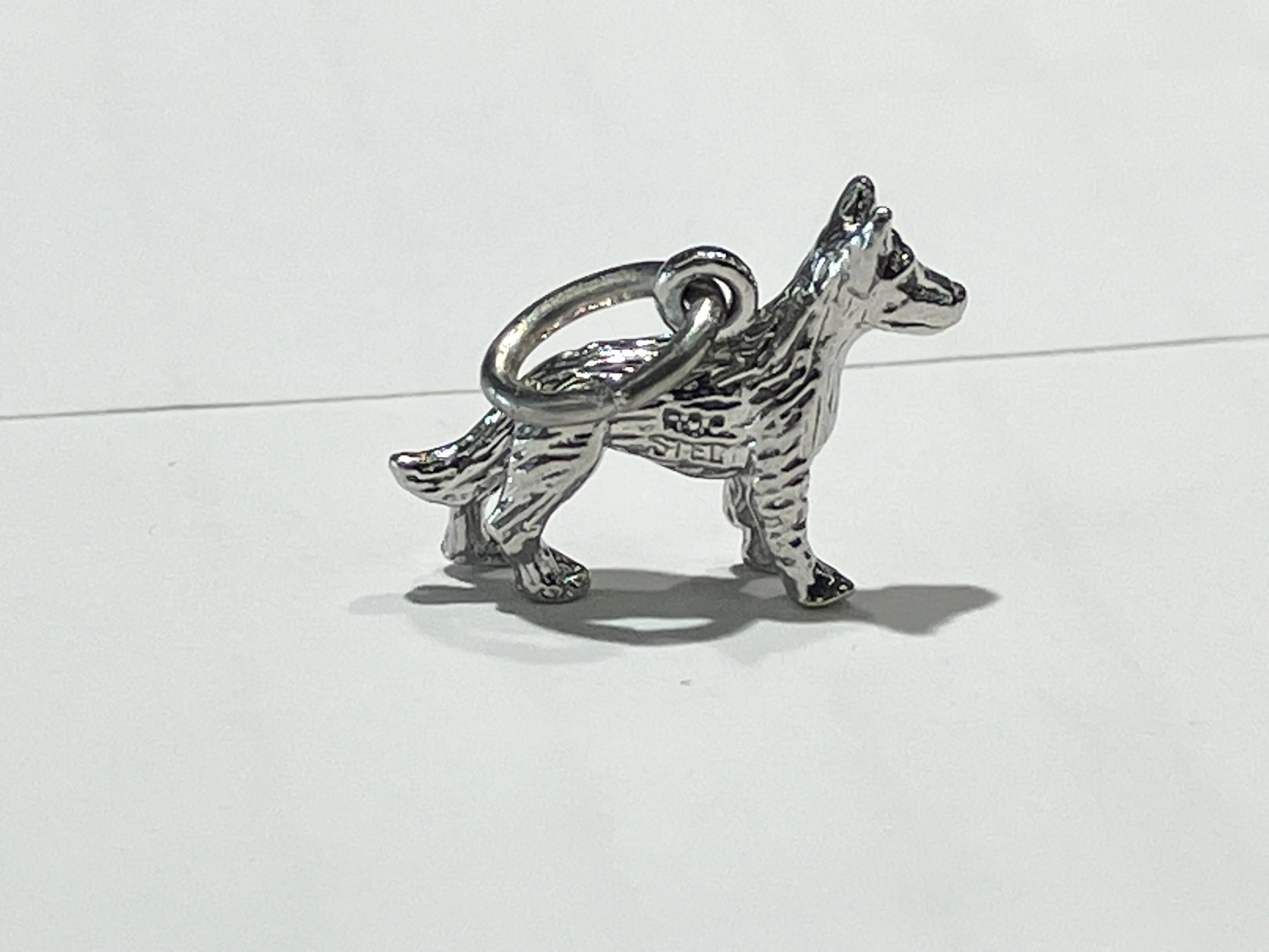 German Shepherd Silver Charm