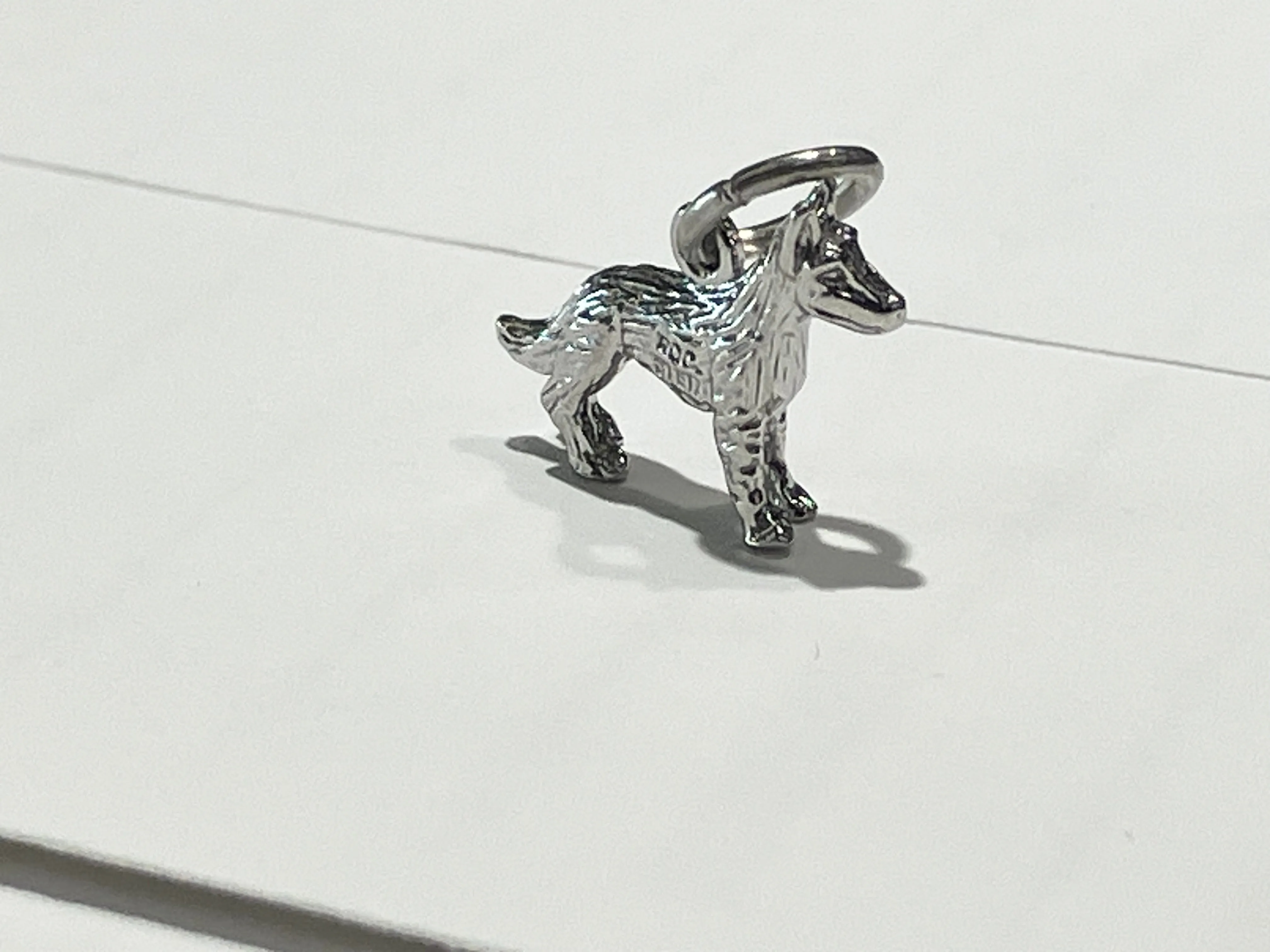 German Shepherd Silver Charm