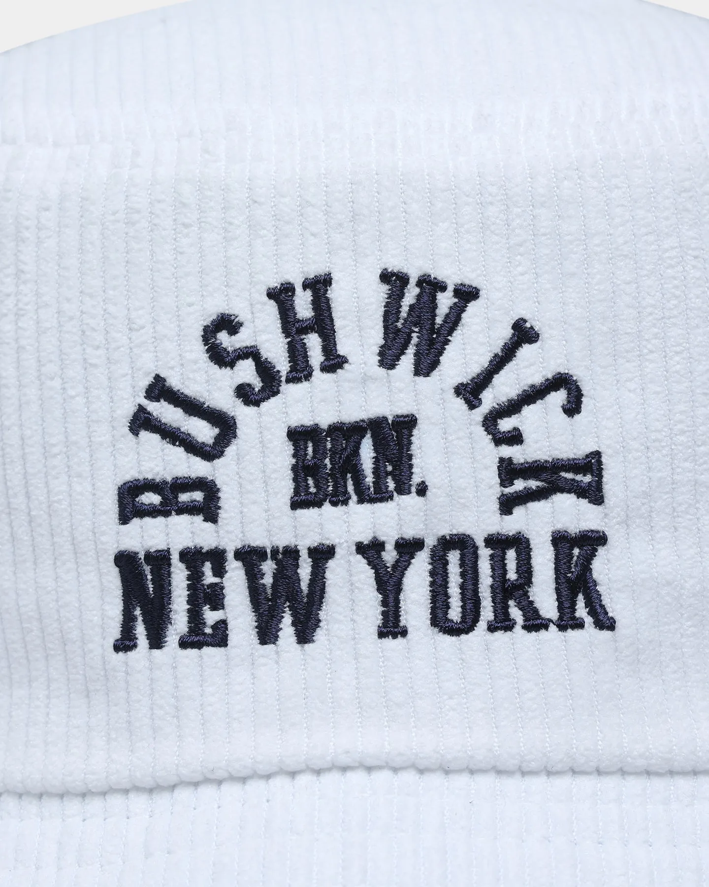 Goat Crew Bushwick Cord Bucket Hat White