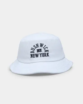 Goat Crew Bushwick Cord Bucket Hat White