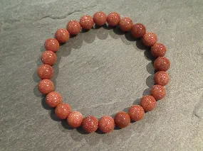 Goldstone 8MM Stretch Bracelet