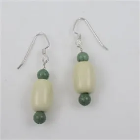 Handmade Drop Earrings in Kazuri Beads