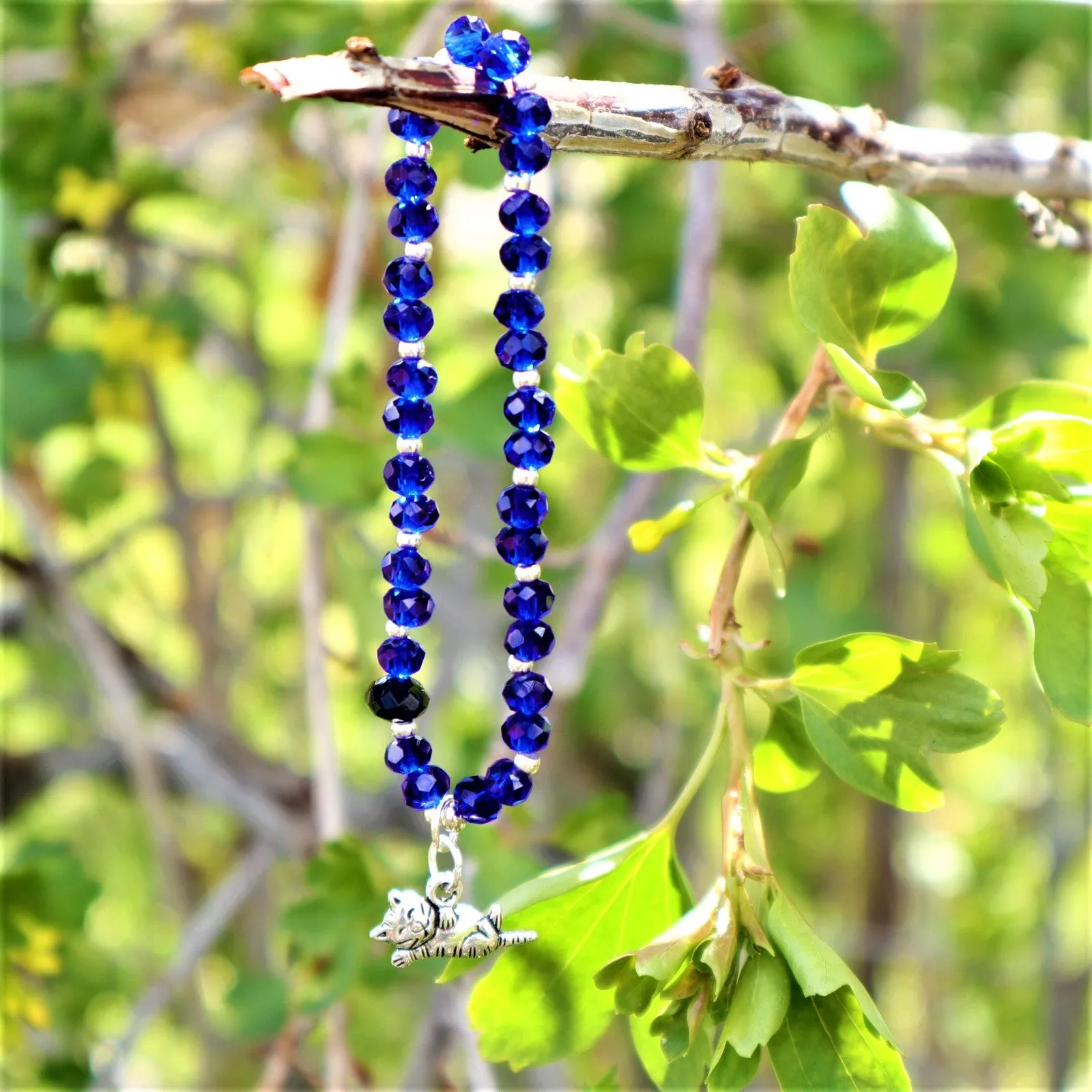 Handmade Glass Beaded Stretch Bracelets