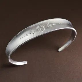 Handmade "Shimmer" Cuff With Diamonds