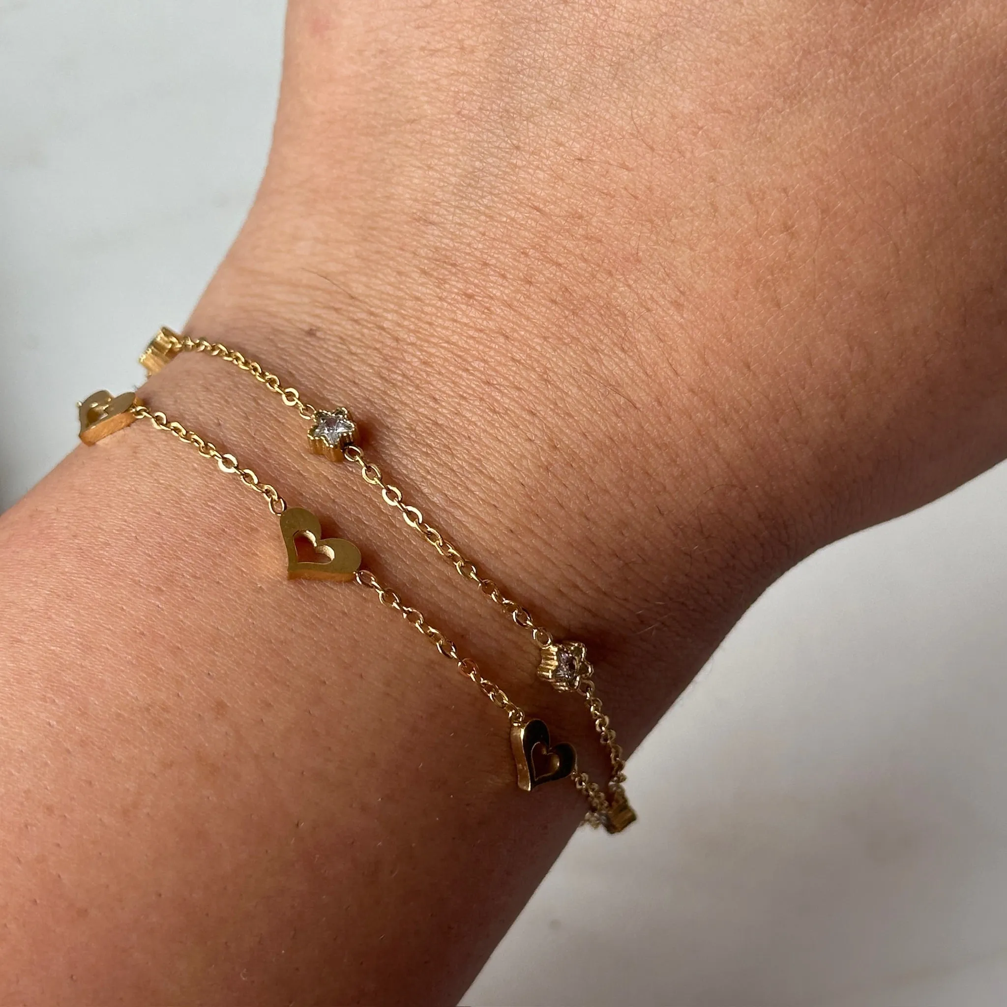 heart and star bracelet