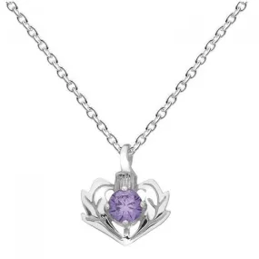 Heritage Lavena Amethyst Thistle Pendant 9221AM