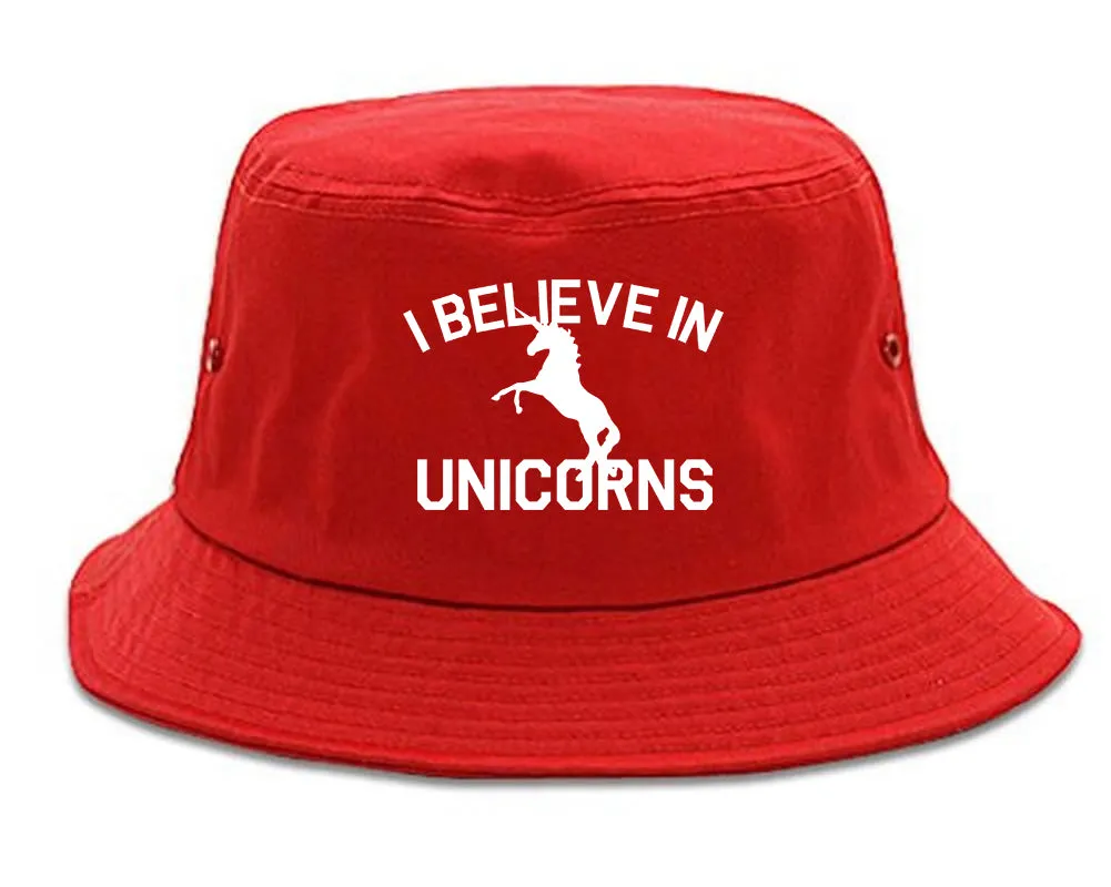 I Believe In Unicorns Mens Bucket Hat