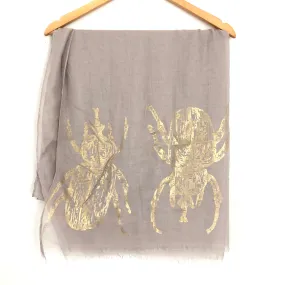 India Hicks Siren Beetle Print Scarf