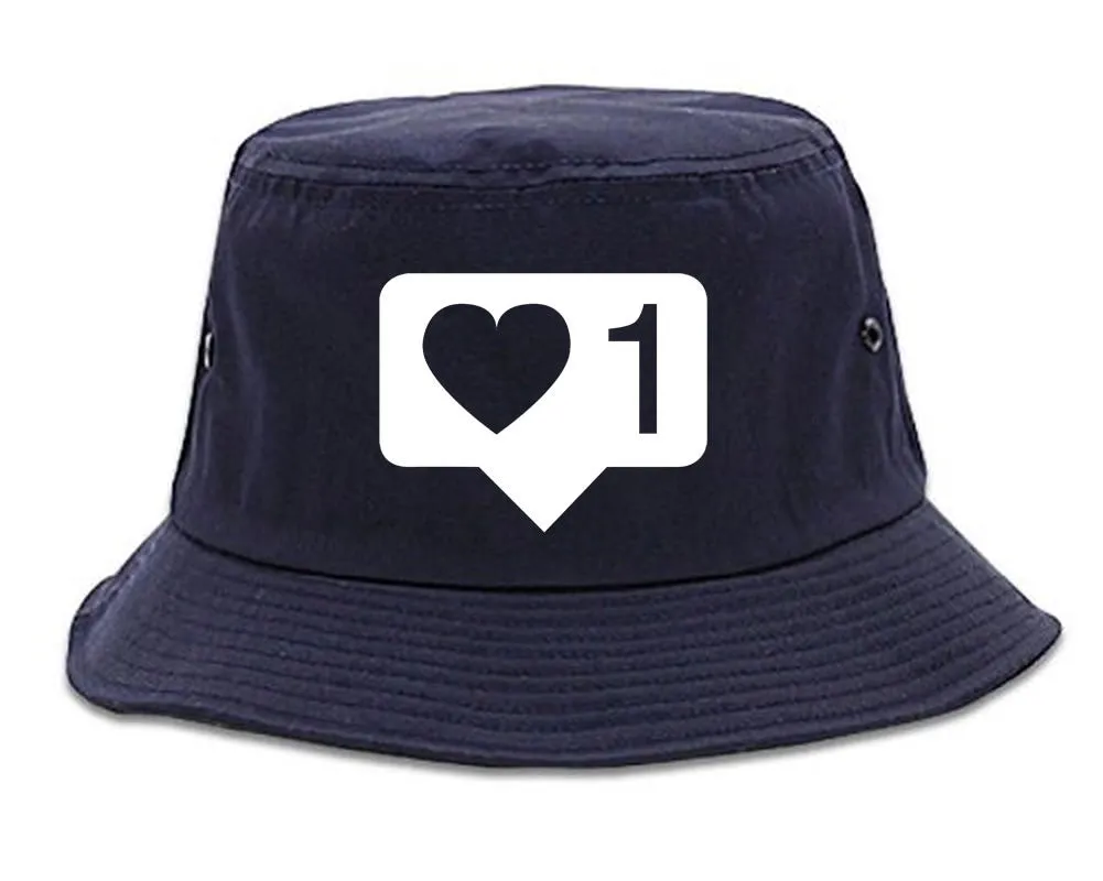 Insta Likes Heart 1 Bucket Hat Cap