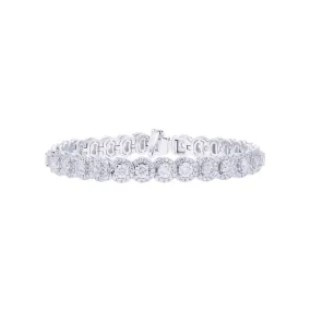 Kendall Halo Diamond Bracelet