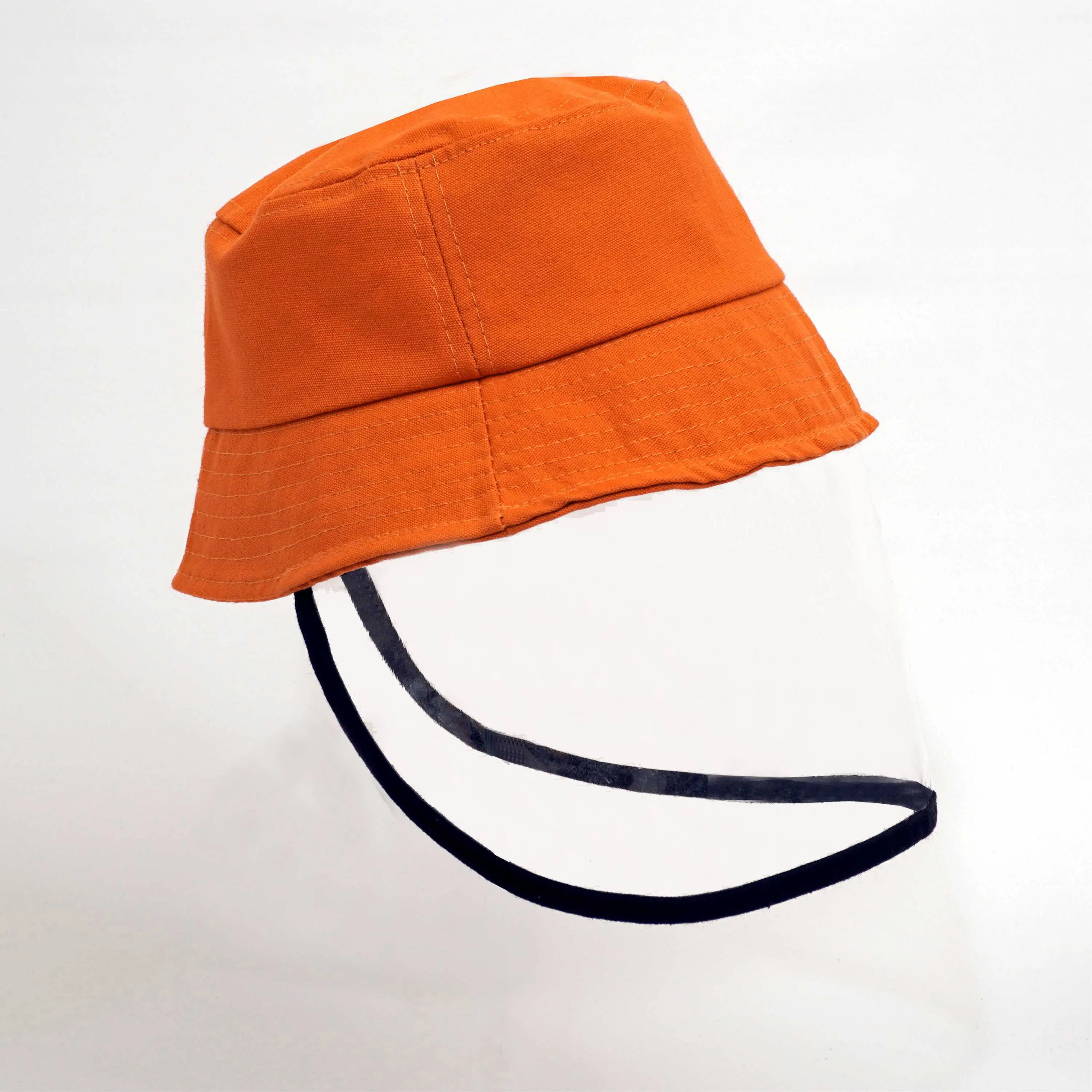 KIDS BUCKET HAT WITH CLEAR FACE SHIELD