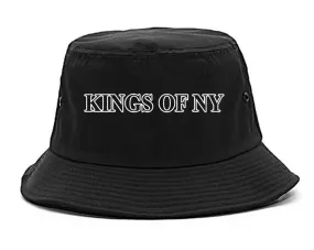 Kings Of NY Outline Classic Logo Mens Bucket Hat