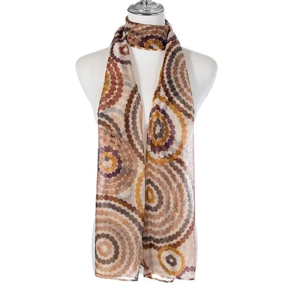 Kirra Dot Coffee Scarf