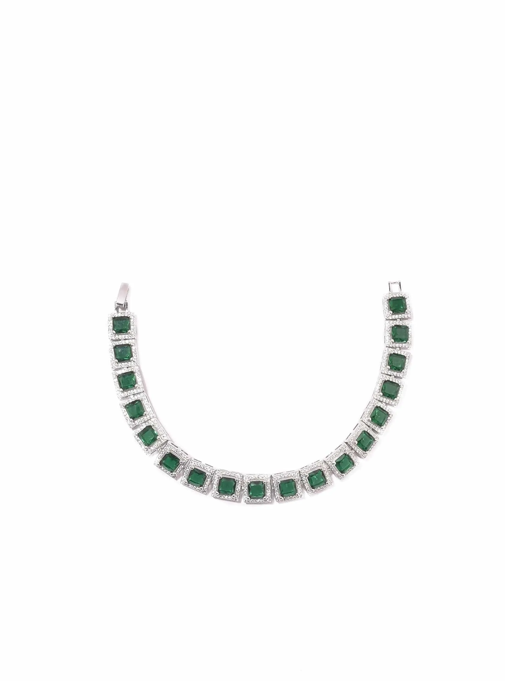 Klissaa Emerald Tennis Bracelet