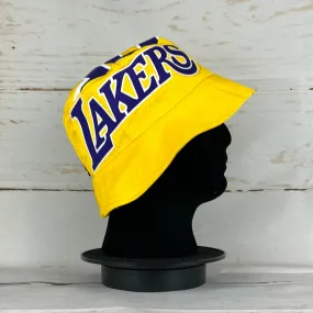 LA Lakers Upcycled NBA Home Jersey Bucket Hat *05