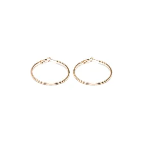 Large Thin Hoop Earrings