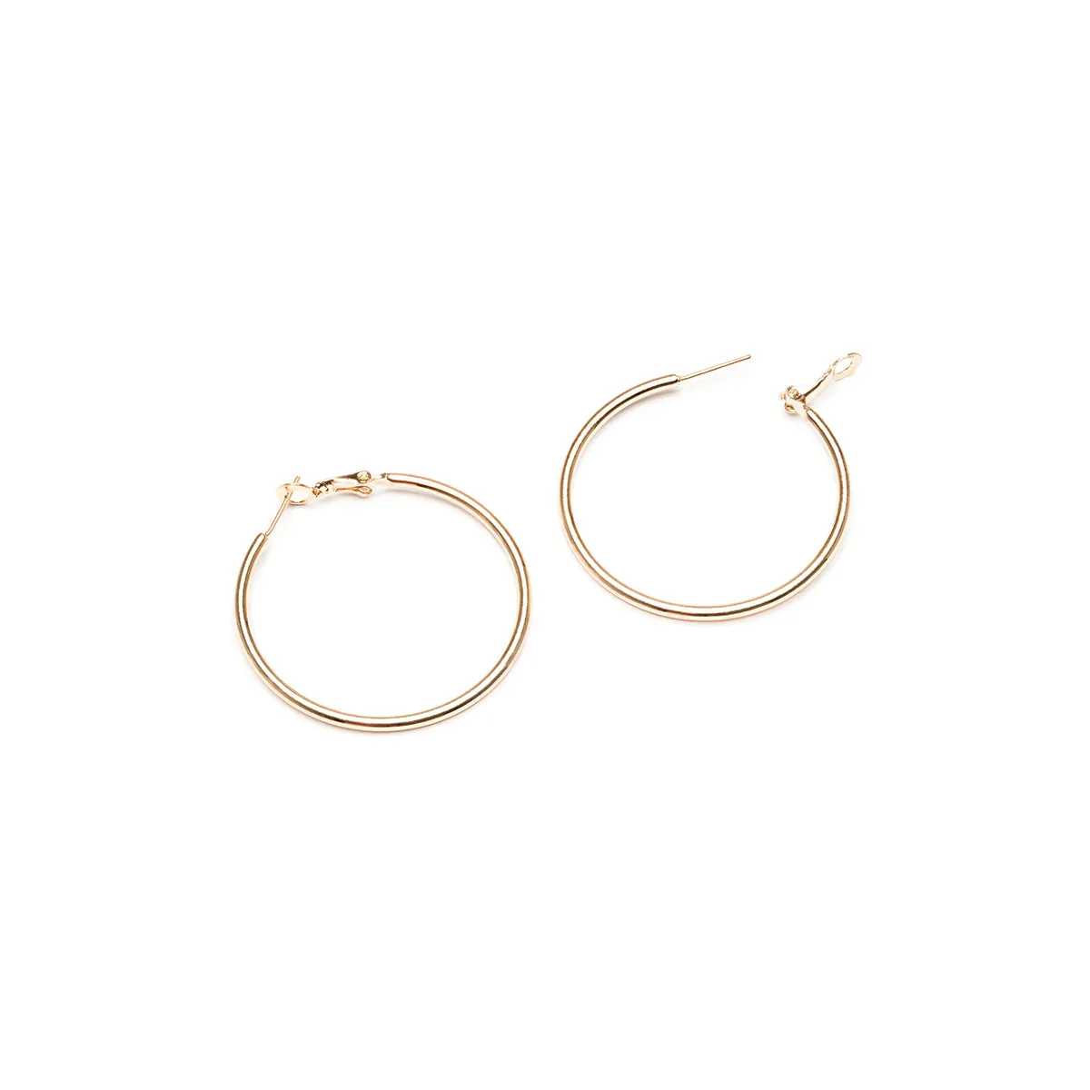 Large Thin Hoop Earrings