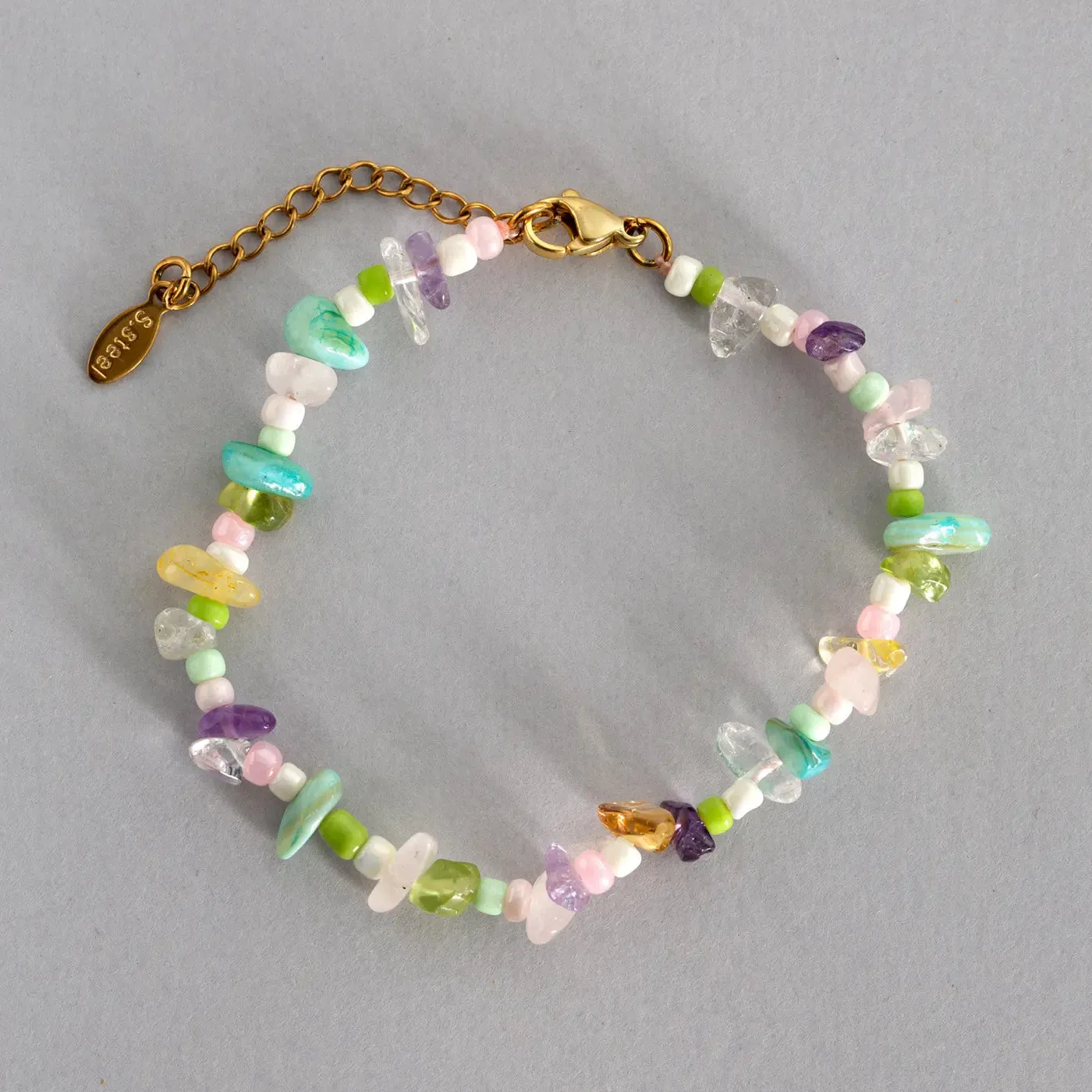 Larissa - Semi Precious Colorful Stones Bracelet