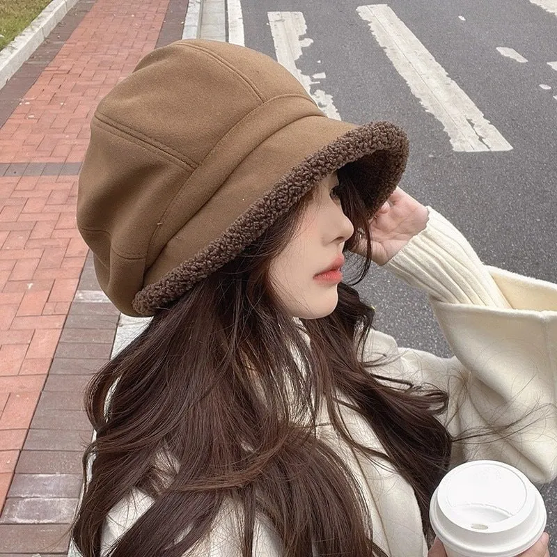 LovelyRLovely Fleece-lined Warm Pile Bucket Hat