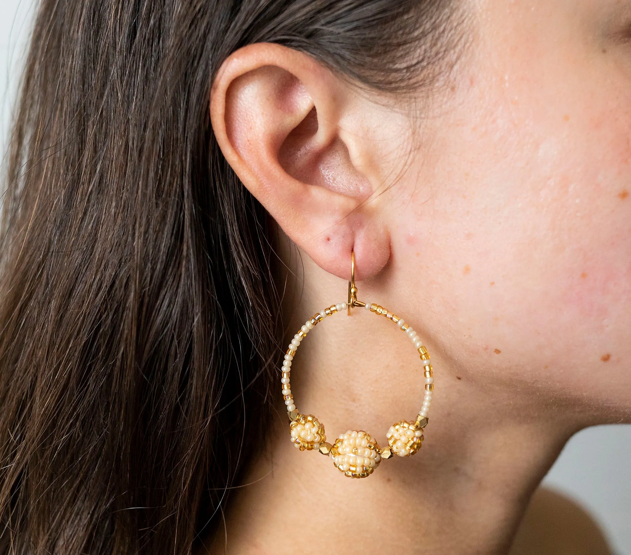 <br>The Uptown Girl Hoops <br> Honey