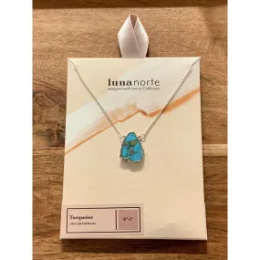 Luna Norte Turquoise Pendant Necklace