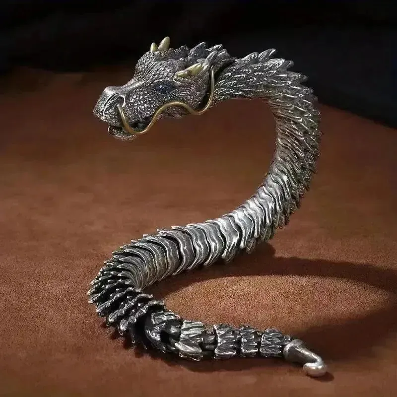 Majestic Dragon Shaped Bracelet